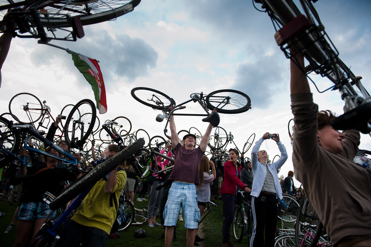 Képek az első-utolsó Critical Mass-ről - Nagyítás-fotógaléria