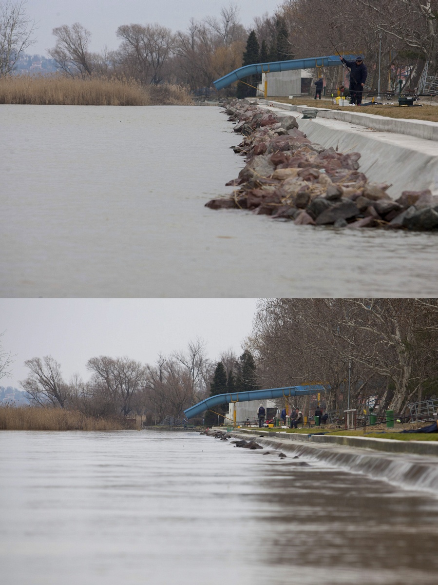 Meghízott a Balaton: ilyen volt, ilyen lett - fotó