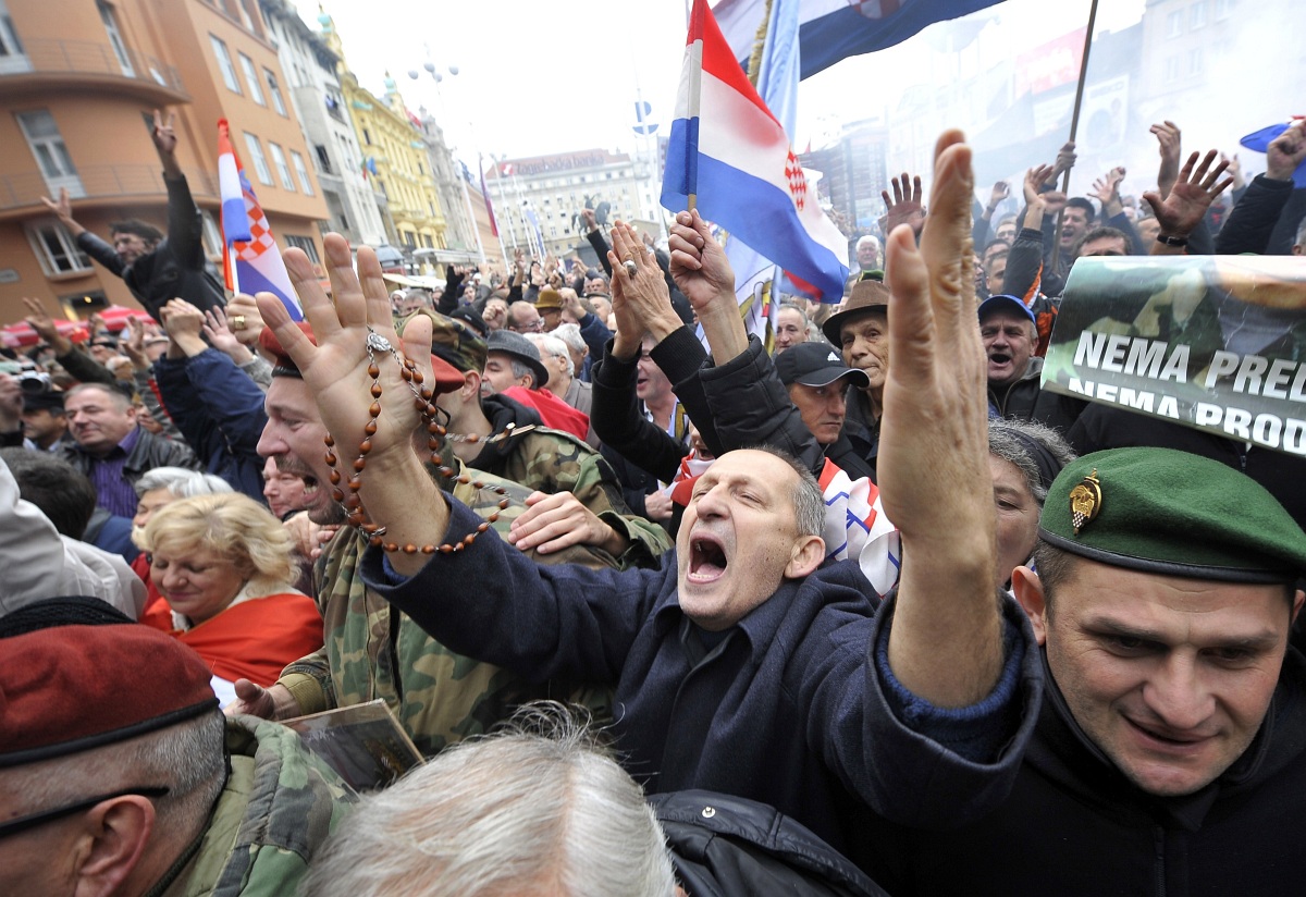 Fotó: Felmentették Gotovinát - a horvátok ünnepelnek