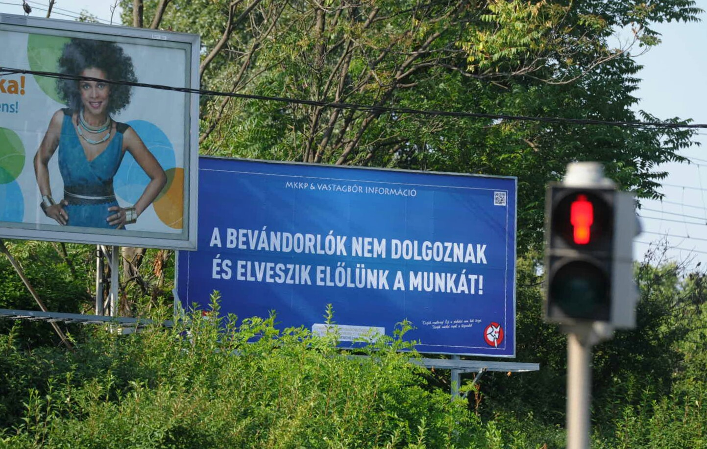 Kétfarkú plakátok és tragédiák a hét képein 