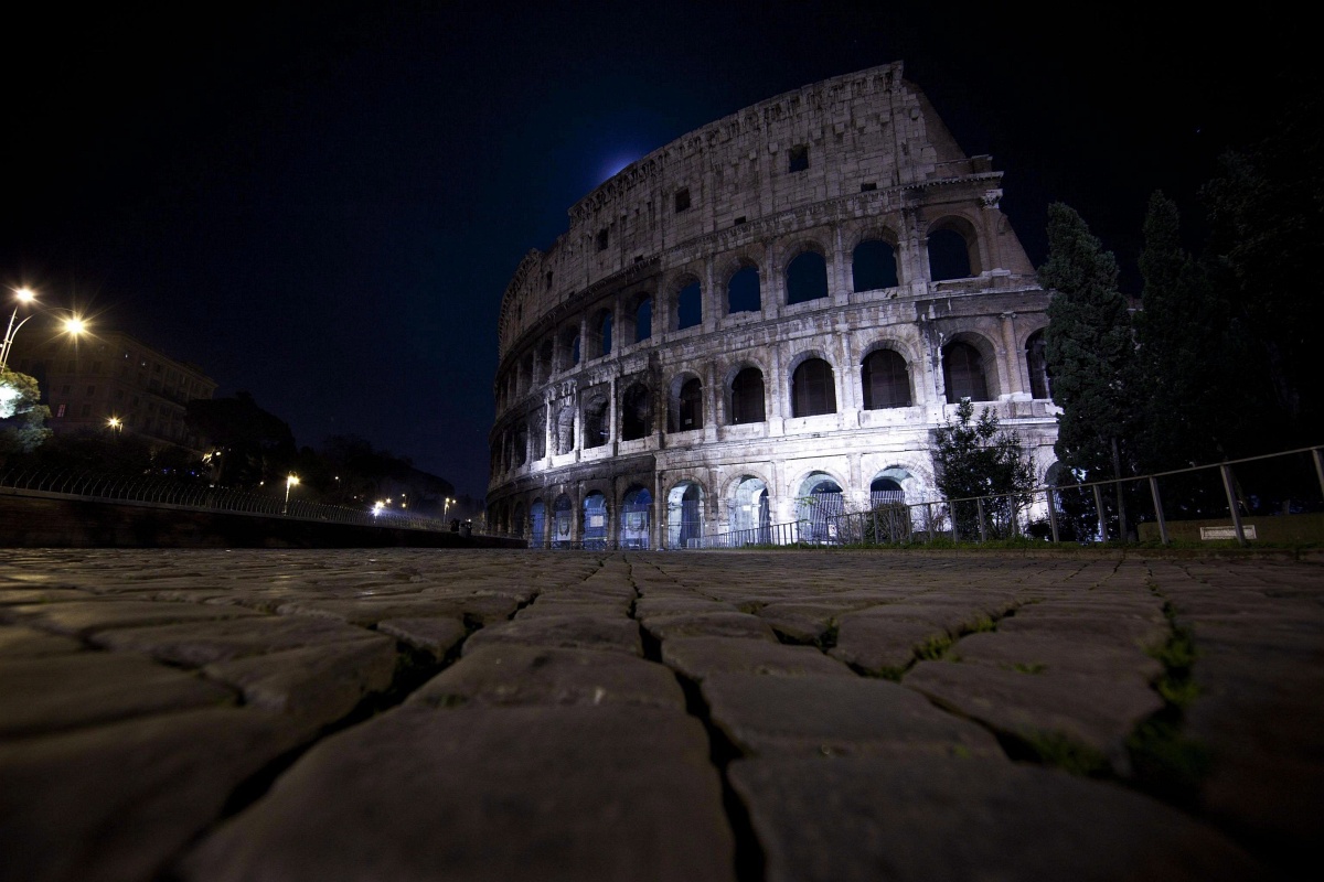 Fotó: elsötétült a Colosseum