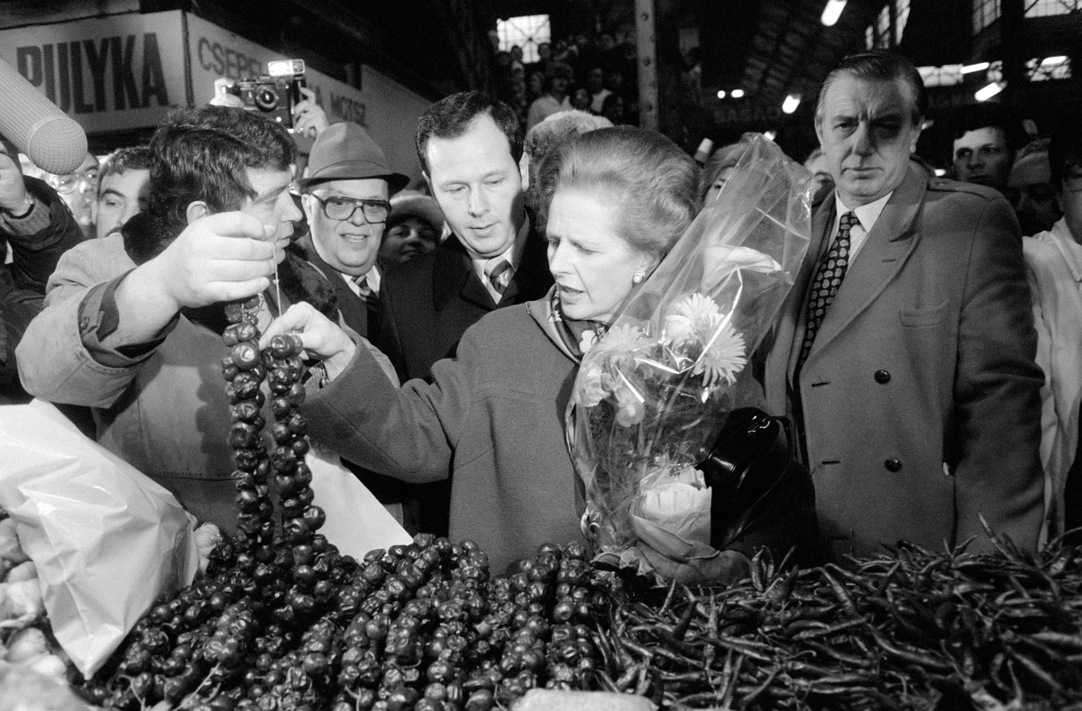 Fotók: Margaret Thatcher a kalocsai paprikát is megízlelte