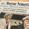 A Magyar Nemzet csütörtöki címlapja kiváló időzítéssel száll bele a háborúpártiságba