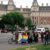 Mini-Pride-ot tartottak az Andrássy úton