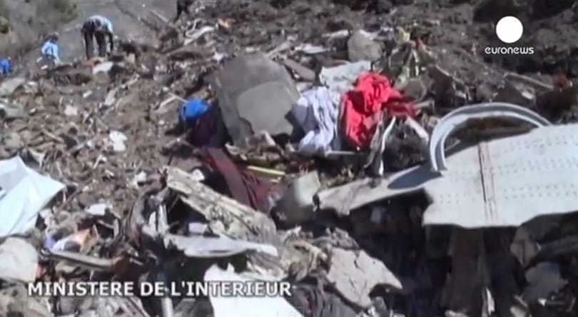 Közzétették az első közeli videót a völgyből, ahol lezuhant a Germanwings-gép