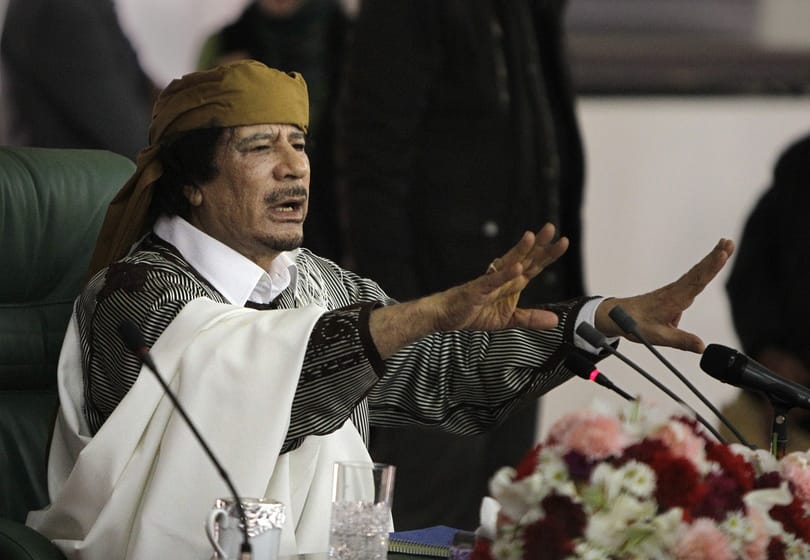 Megszólalt Kadhafi: 