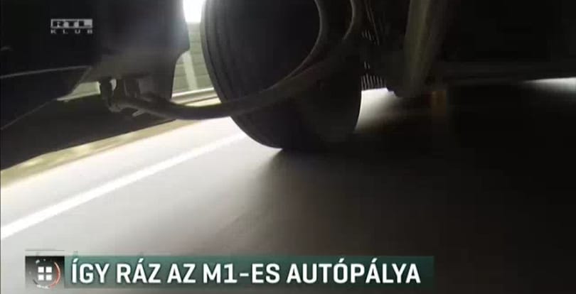 Úgy ráz az M1-es, hogy inkább tűnik ócska földútnak, mint autópályának