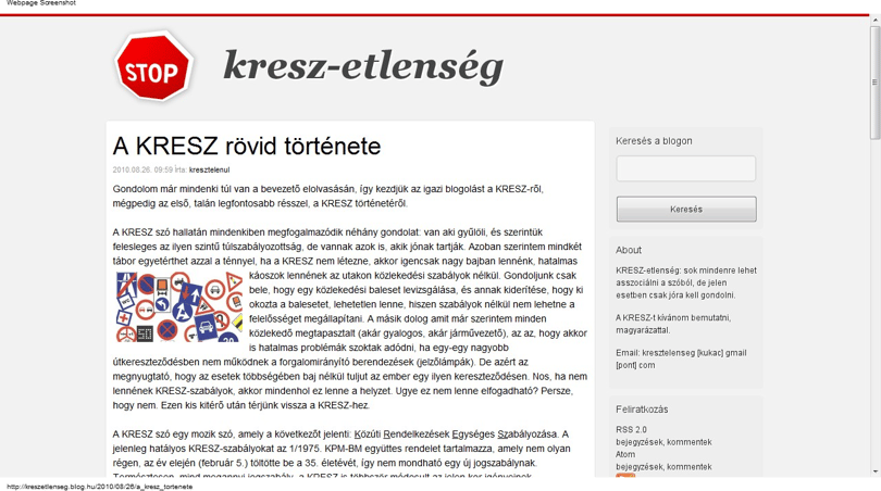 Ismeri a KRESZ történetét?
