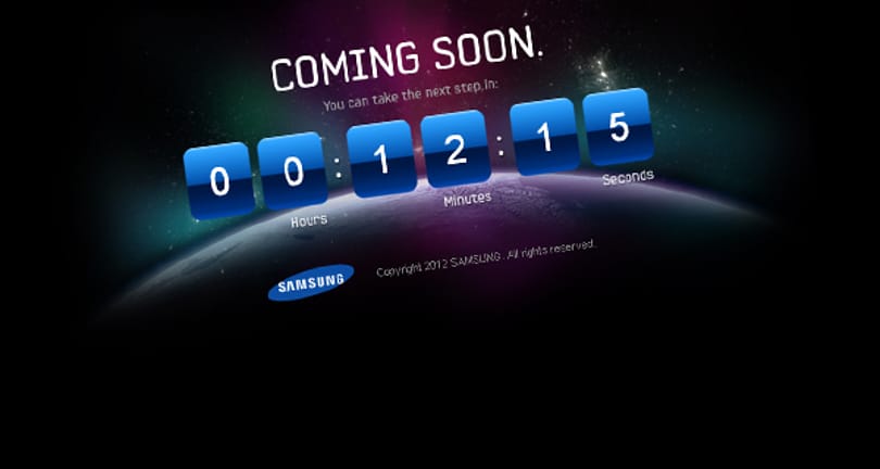 Számlálóval és anagrammával készült a bemutatóra a Samsung