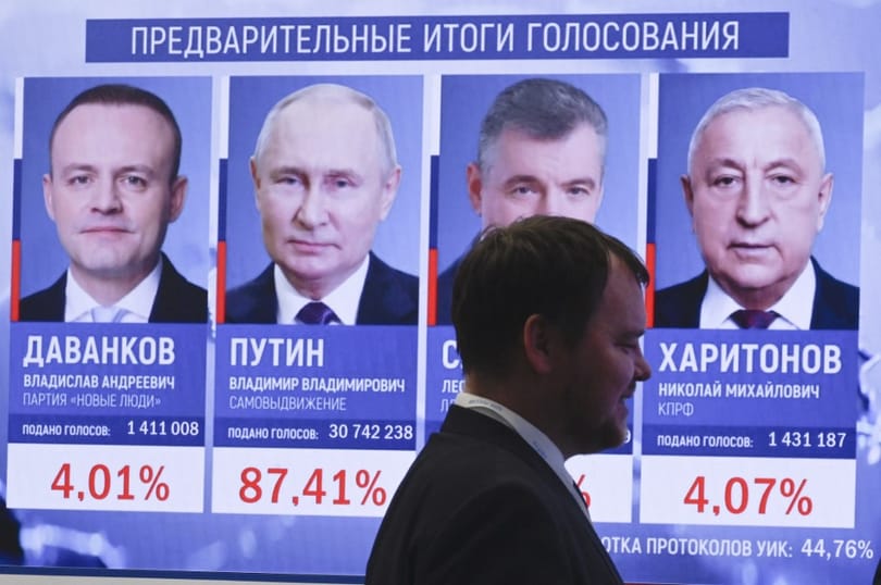 Putyin nyert, de ez nem volt választás