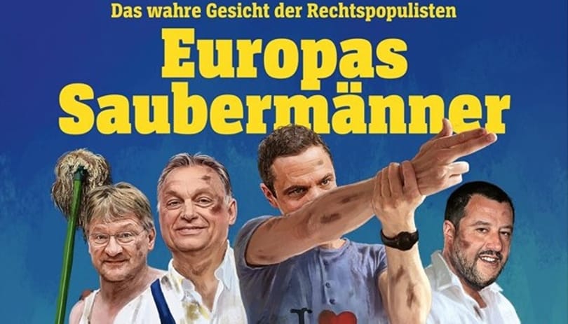 Mocskos brigád tagjaként került Orbán a Der Spiegel címlapjára