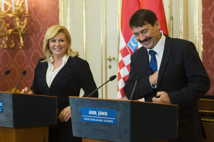 Áder a menekültválságról: Egyetértés van a visegrádi négyek és Horvátország között