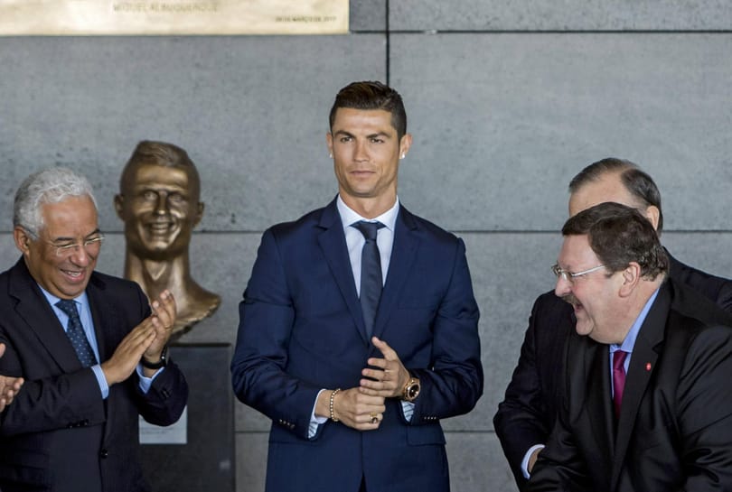 Rémületes szobor készült Cristiano Ronaldóról - képek