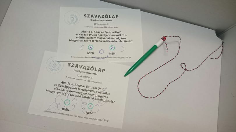 Ilyen is lehet egy érvénytelen szavazat. Vagy ilyen