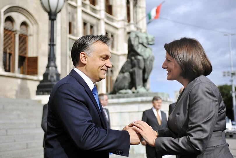 Fotó: Orbán Viktor Koszovó elnöknőjével találkozott