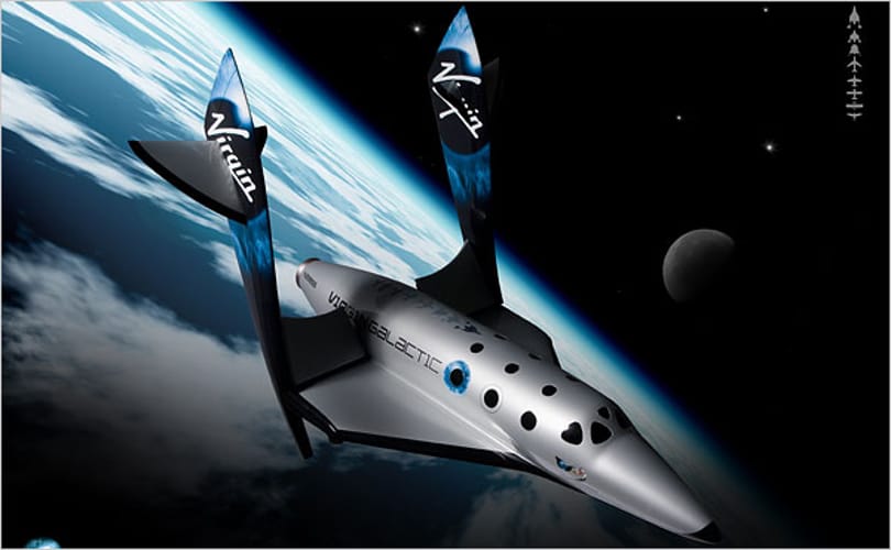 Először repült a SpaceShipTwo magánűrhajó - galériával