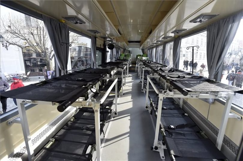 Speciális buszokat gyárt a katonaságnak az Ikarus