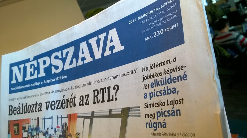 Távozik a Népszava főszerkesztője