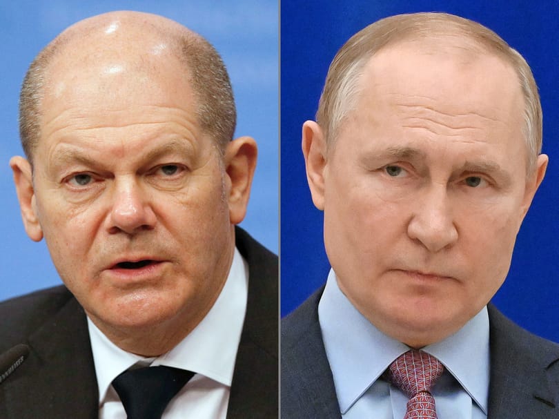 Két év után ismét beszélt egymással Scholz és Putyin