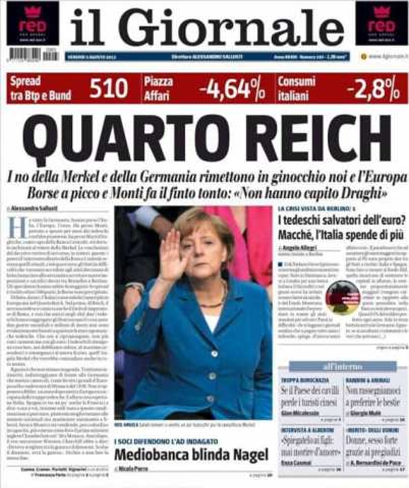 Címlapon alázták meg Angela Merkelt - fotó