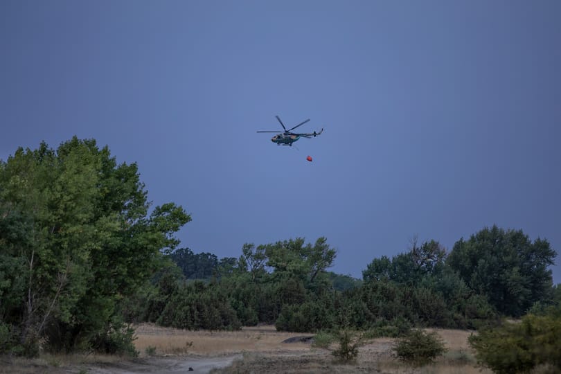 Eloltották a 2800 hektáron pusztító tüzet Táborfalvánál