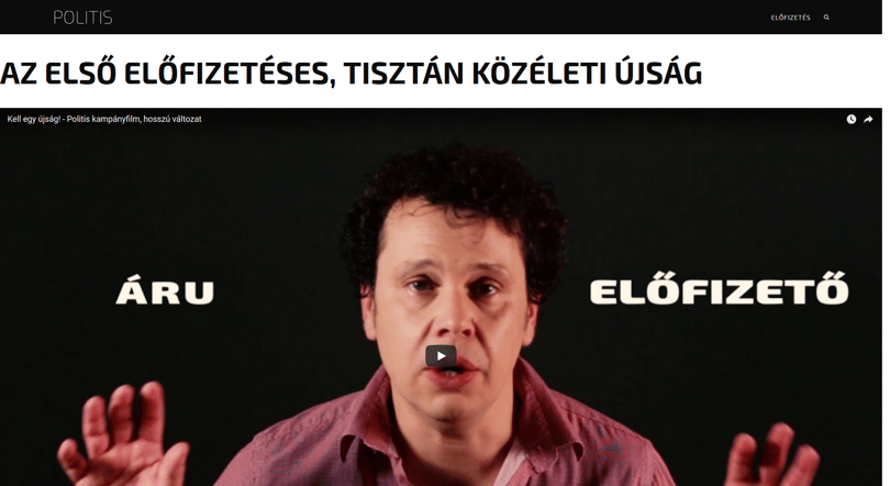 Előfizetéses online napilapot indít az Index volt főszerkesztője