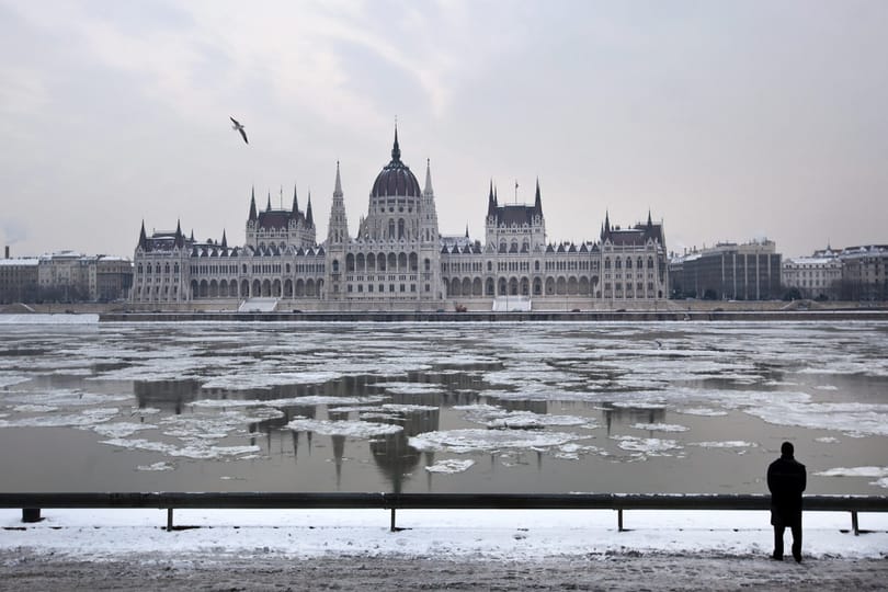 Budapesten is jégtáblák úsznak a Dunán - galéria