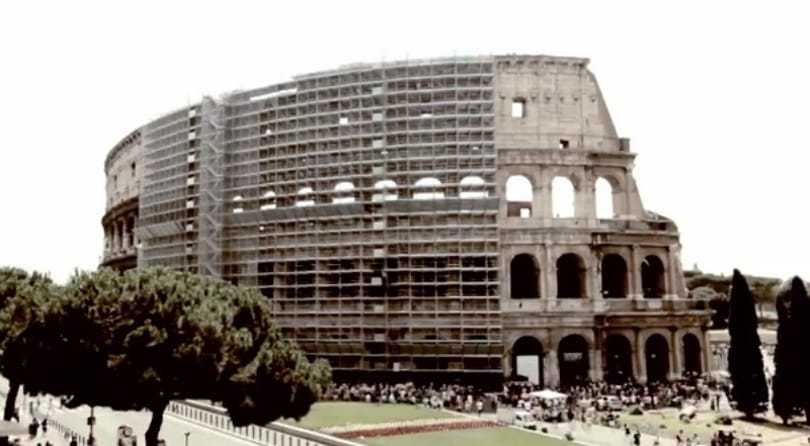 Videó: centiről centire fényesítették ki a Colosseumot