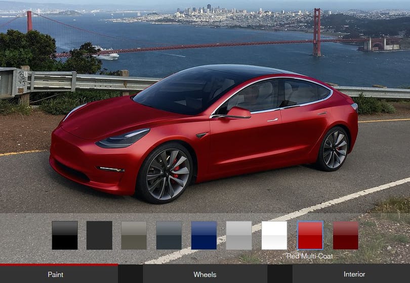 Itt a tökéletes játék estére: építsen magának egyedi Tesla Model 3-at
