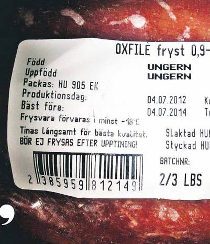 Lóhúsos lasagne a boltokban - a botrány megérkezett Németországba