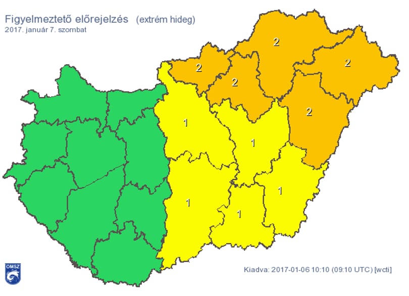 Fagyhullám: hétvégén jön az igazán durva idő – térképek