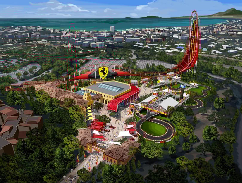 Gigantikus Ferrari-világ épül Spanyolországban – képek