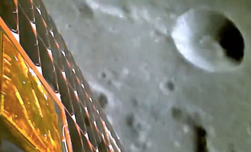 Videó jött India történelmi holdra szállásáról, és ahogy útnak indul a Pragyan holdjáró
