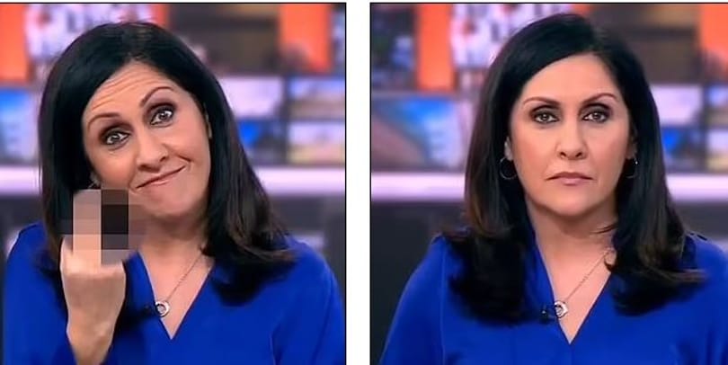 Élő adásban mutatott be a középső ujjával a BBC műsorvezetője
