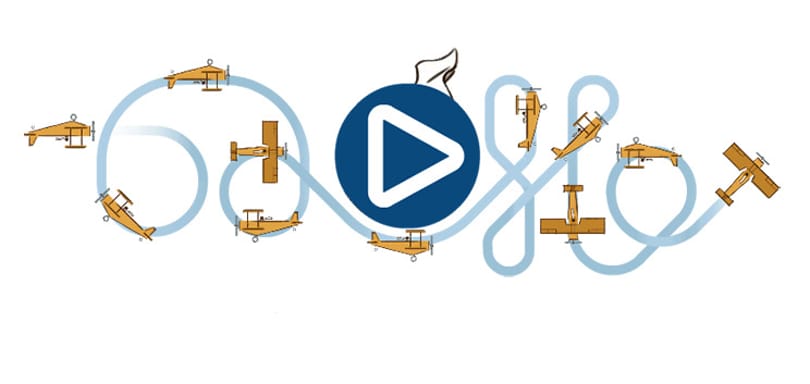 Egy nagybetűs nő, egy igazi hős látható ma a Google-kereső főoldalán, Bessie Coleman