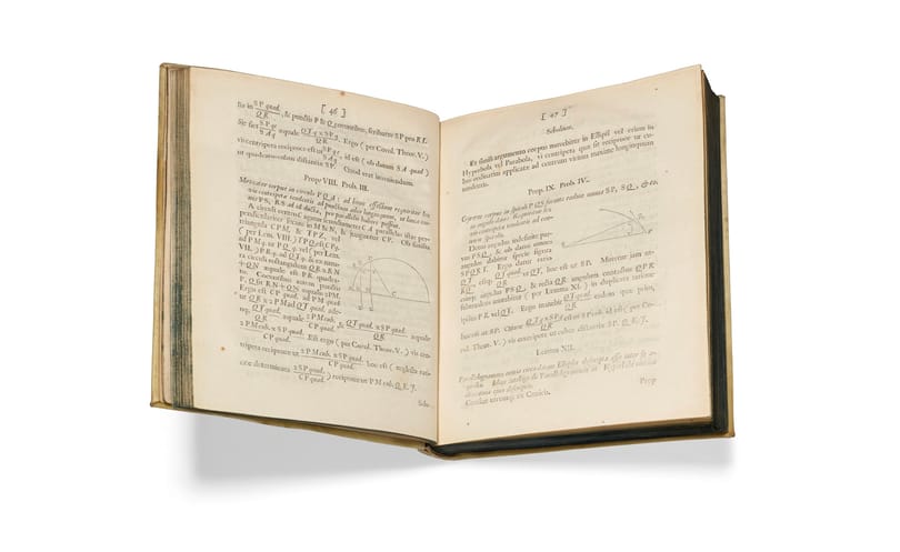 Legalább 242 millió forintért kelhet el Newton kézírásos jegyzete