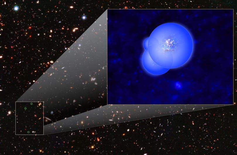 Minden eddig ismertnél távolabbi galaxisokra bukkantak a csillagászok