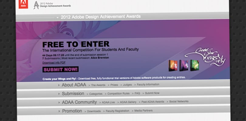 Indul a 2012-es Adobe Design Achievement Awards pályázat