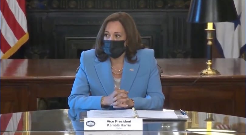 Kamala Harris közölte magáról, hogy kék blézert visel, de nem értették, ezért elkezdték szétszedni