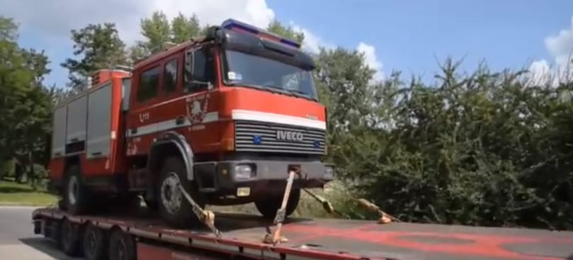 Tönkrement az adományokból vett pécsi tűzoltóautó
