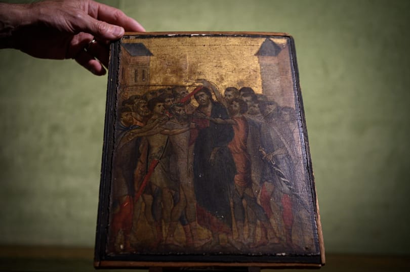 A lárvák is tanúsították a Cimabue-festmény eredetiségét, el is kelt 8 milliárd forintért