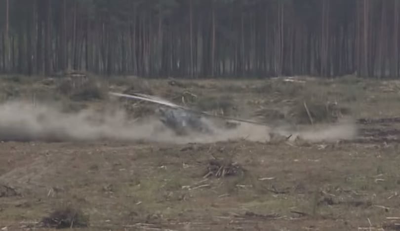 Lezuhant egy orosz katonai helikopter egy légi bemutatón