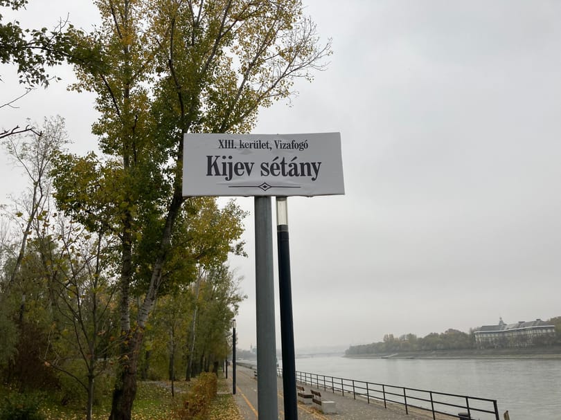 A Momentum kezdeményezte, hogy legyen Kijev sétány a Moszkva sétány új neve
