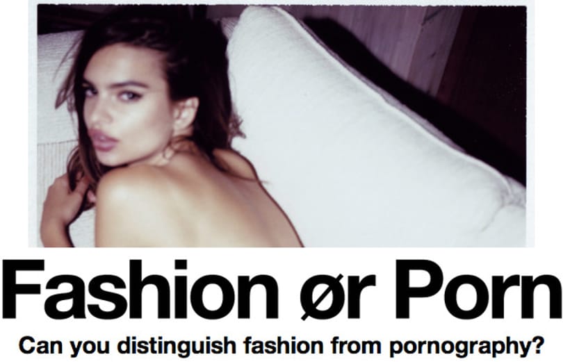 Pornókép vagy divatfotó? Itt egy teszt, döntsön