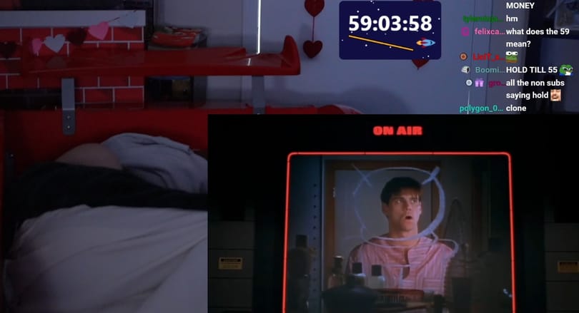 Egy videós éppen élőben közvetíti az életét, és addig nem áll le, amíg fizetnek neki