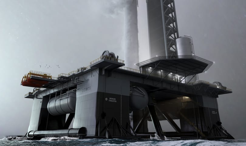 Már készül a különleges indítóállás, vízről indíthat űrhajót a SpaceX