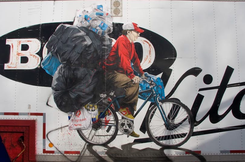Street art percek: egy adag realizmus Brooklynból
