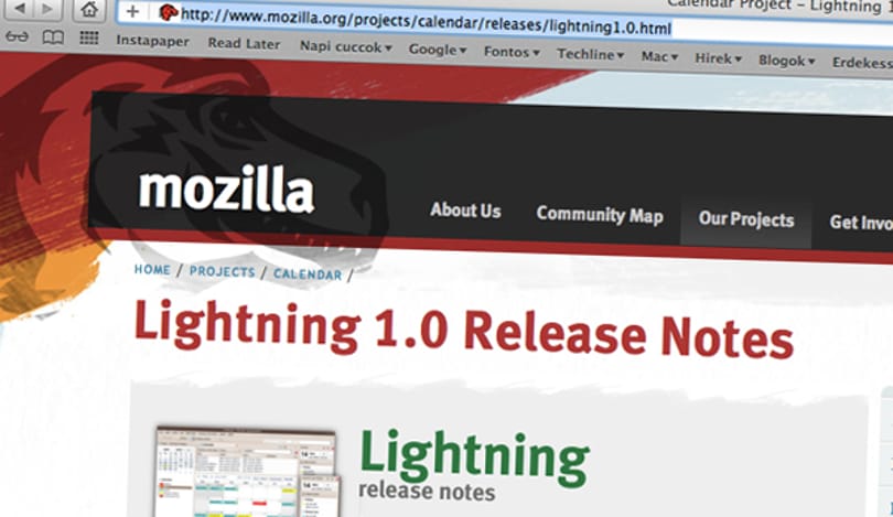 Letölthető a Lightning 1.0 - Így lesz Outlook a Thunderbirdből