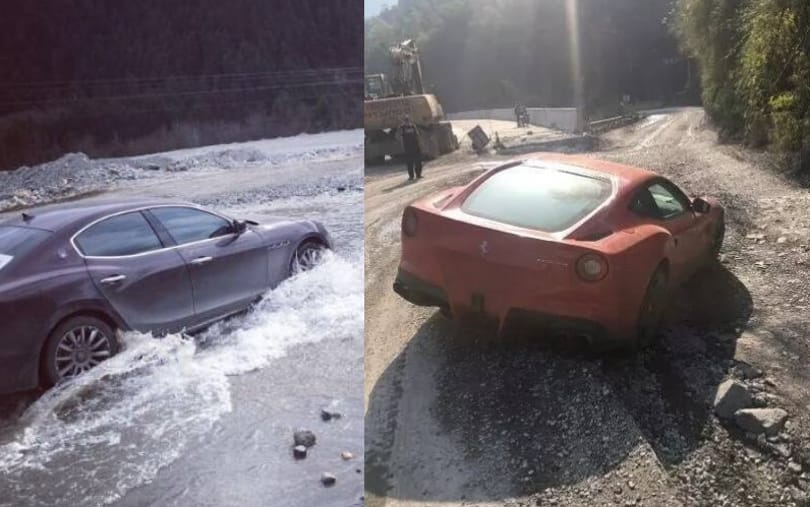 Hegyek közé vitték a Ferrarit és a Maseratikat – nagyon rossz ötlet volt