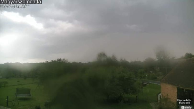 Nyugaton már lecsapott a vihar, riasztást is kiadtak (fotó, térkép)